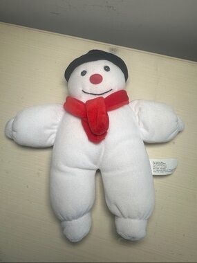 Vintage Frosty the Snow man White Plush Toy by PJ Toys, Inc.